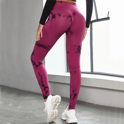 Seamless High Waist Anti Cellulite Workout Leggings for Women