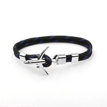 Charm Rope Chain Men’s Anchor Bracelet