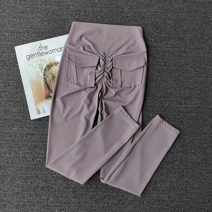 TikTok Viral Leggings with Back Pockets – High Waist, Booty Lifting and Stretchy