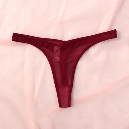 Lace Low-Rise Women Thongs G-String Seamless Panties