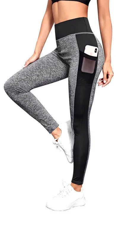 Seamless Sportswear Women's Anti Cellulite Leggings with Pockets