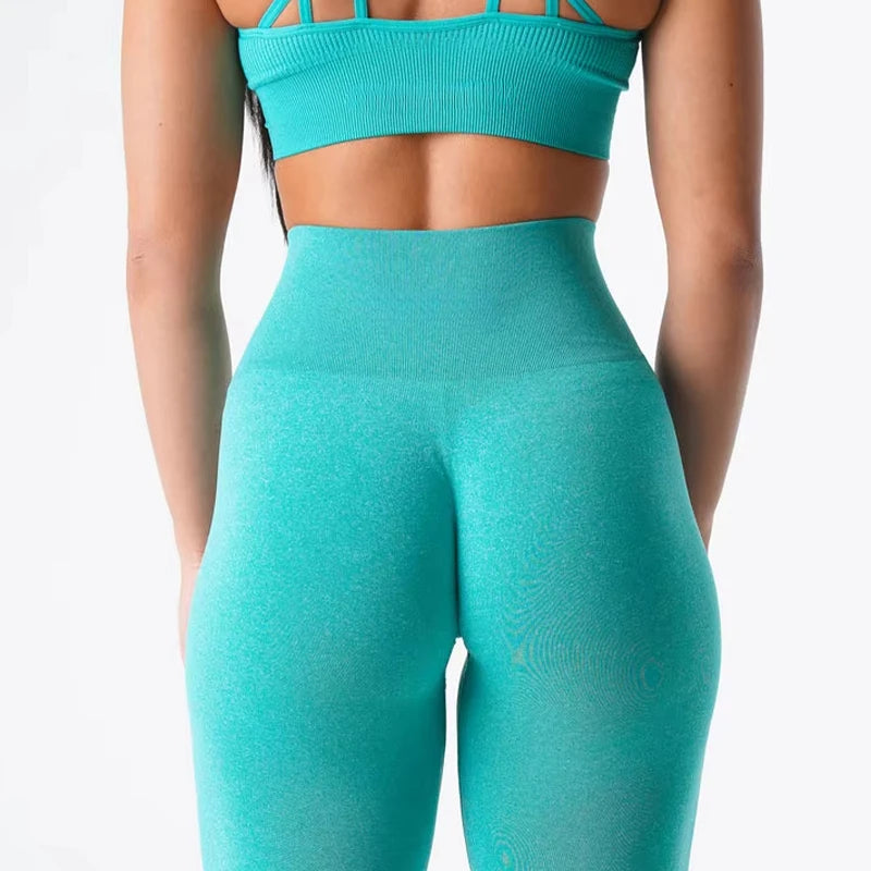 Pro Seamless Scrunch Butt Leggings – High-Waist Workout Tights for Women