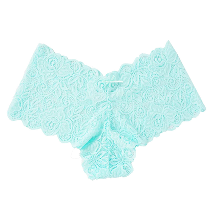 Floral Lace Low Waist Briefs - Comfortable Women's Lingerie