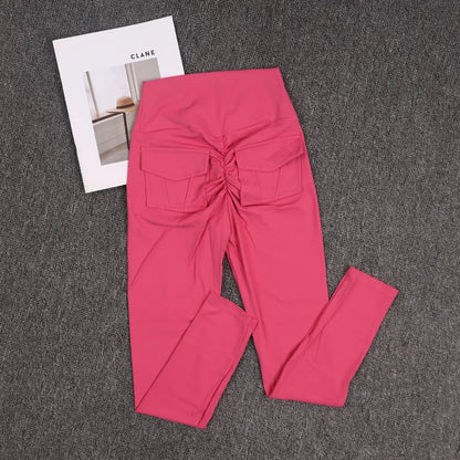 TikTok Viral Leggings with Back Pockets – High Waist, Booty Lifting and Stretchy