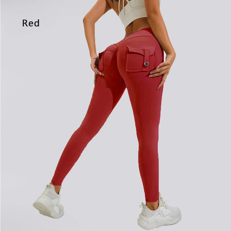 Butt Lifting Leggings with Pockets – High Waist, Tummy Control, Scrunch Fit for Women’s Gym, Yoga, and Fitness