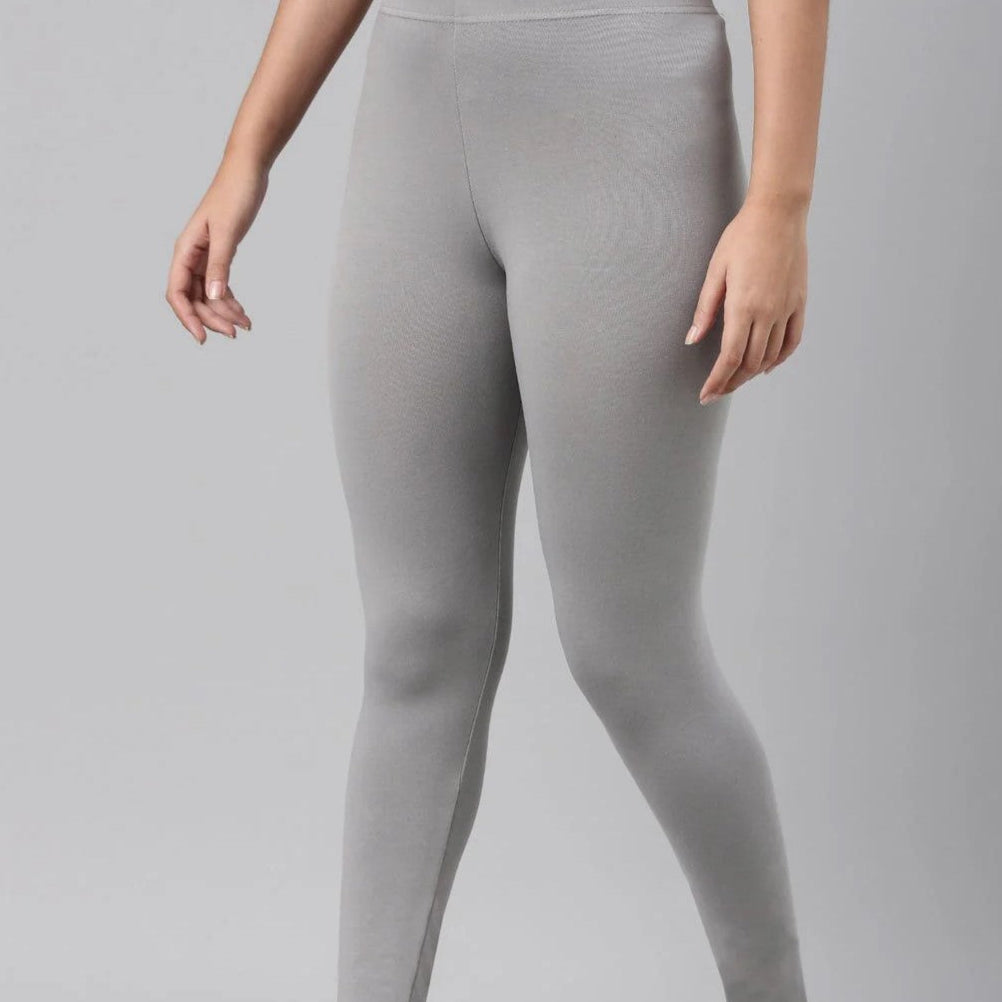 Women's Stacked Cotton Leggings with Casual, Warm & Stylish