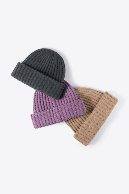 Trendy Wide Rib Beanie – Soft & Stylish Winter Wear