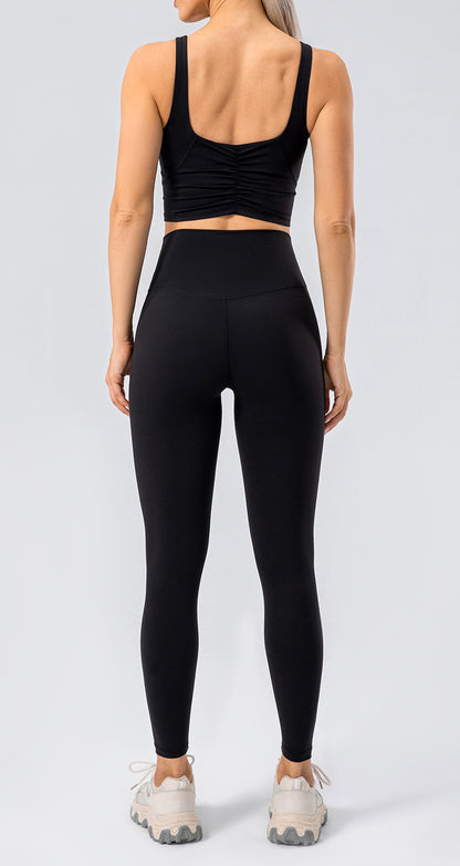 High Waist Wide Waistband Active Leggings – Comfort Meets Style