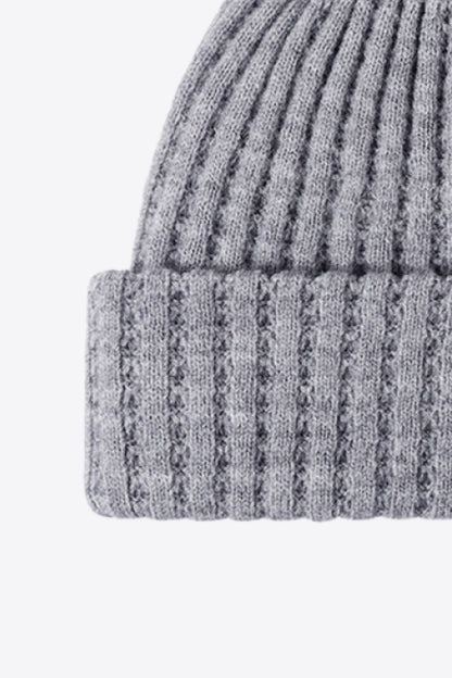 Trendy Wide Rib Beanie – Soft & Stylish Winter Wear