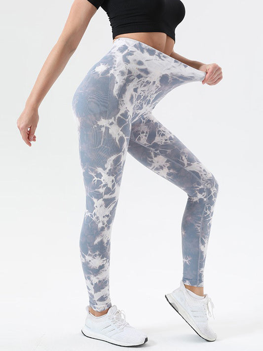 Tie-Dye High Waist Active Leggings – Stretchy, Stylish & Comfortable