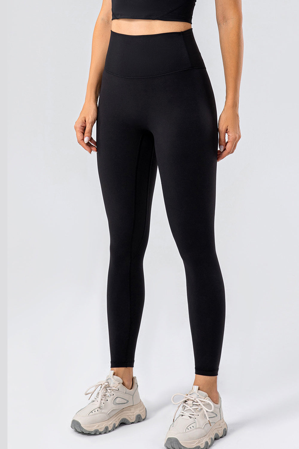 High Waist Wide Waistband Active Leggings – Comfort Meets Style