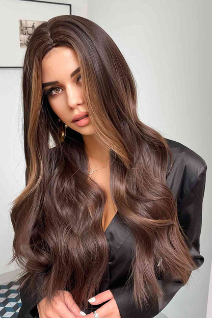 Full Machine Long Wave Synthetic Wig 26" – Natural Look, Easy Care