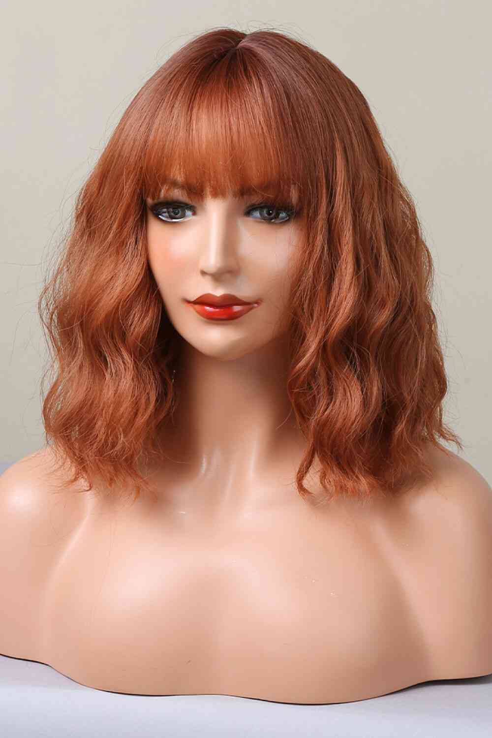 Chic 12-Inch Bobo Wave Synthetic Wigs for Effortless Style