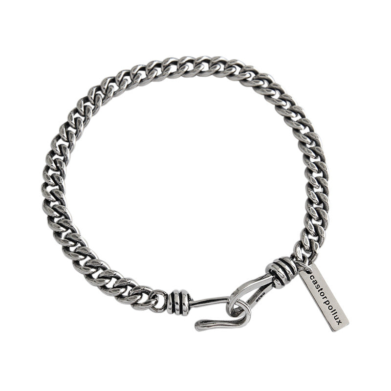 Vinatge Hollow Chain Fashion 925 Sterling Silver Bracelet