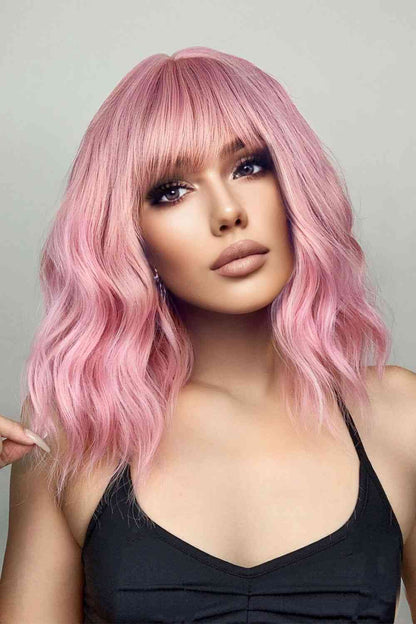 Chic 12-Inch Bobo Wave Synthetic Wigs for Effortless Style