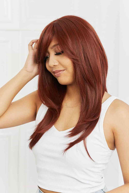 20" Mid-Length Wave Synthetic Wig with Heat Safe Cap