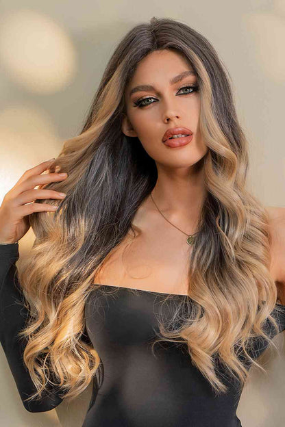 13x2" Lace Front Long Wave Wig - 150% Density, 26" Synthetic Hair