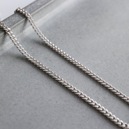 Simple Chain 925 Sterling Silver Anklet Casual