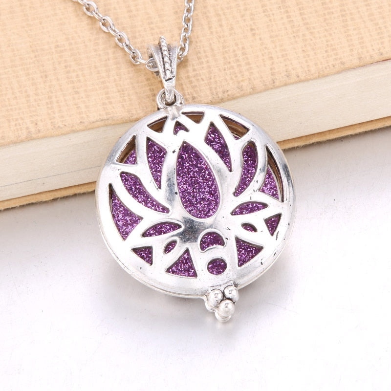 1pcs Aroma Diffuser Pendant Locket Necklace with Pads