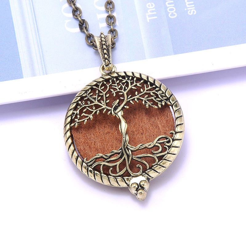 1pcs Aroma Diffuser Pendant Locket Necklace with Pads