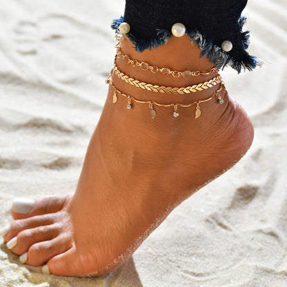 Bohemian Summer Ankle Bracelets For Women