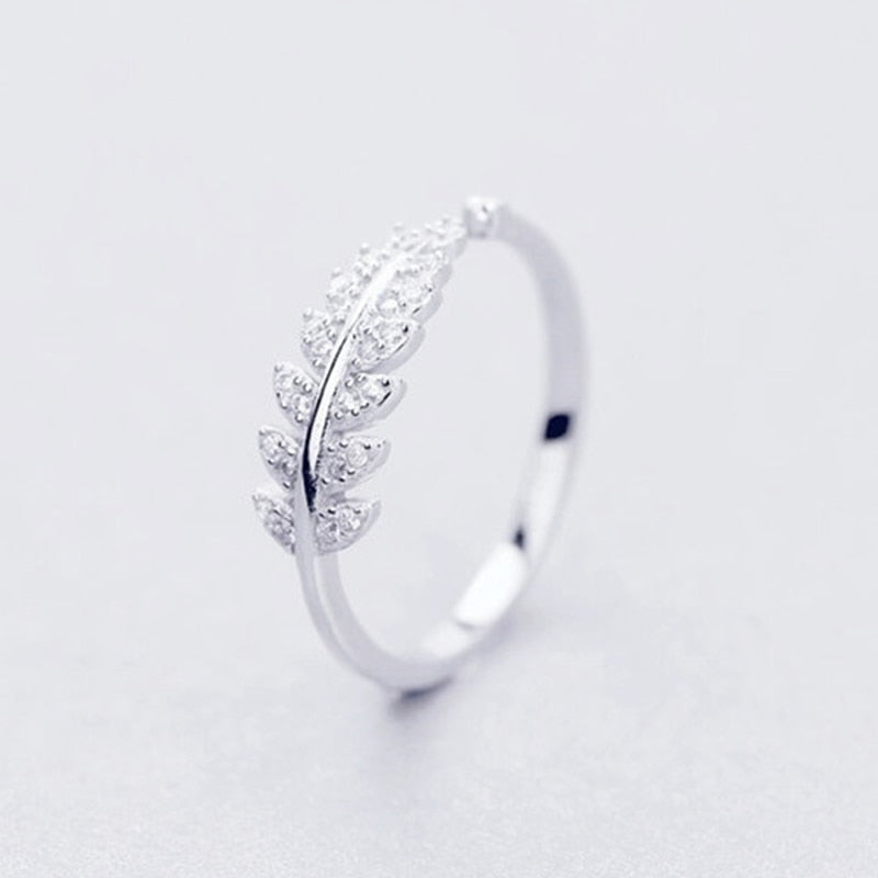 Simple Fashion Silver Color Adjustable Ring For Women