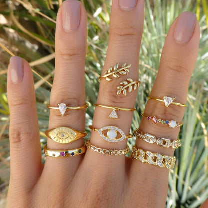 Vintage Bohemian Finger Rings for Women