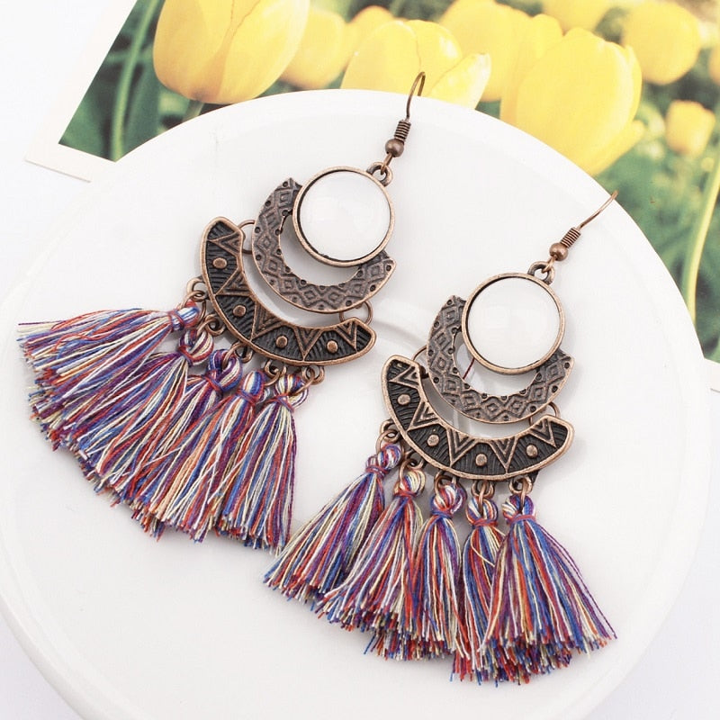 Bohemian Drop Hanging Dangle Earrings