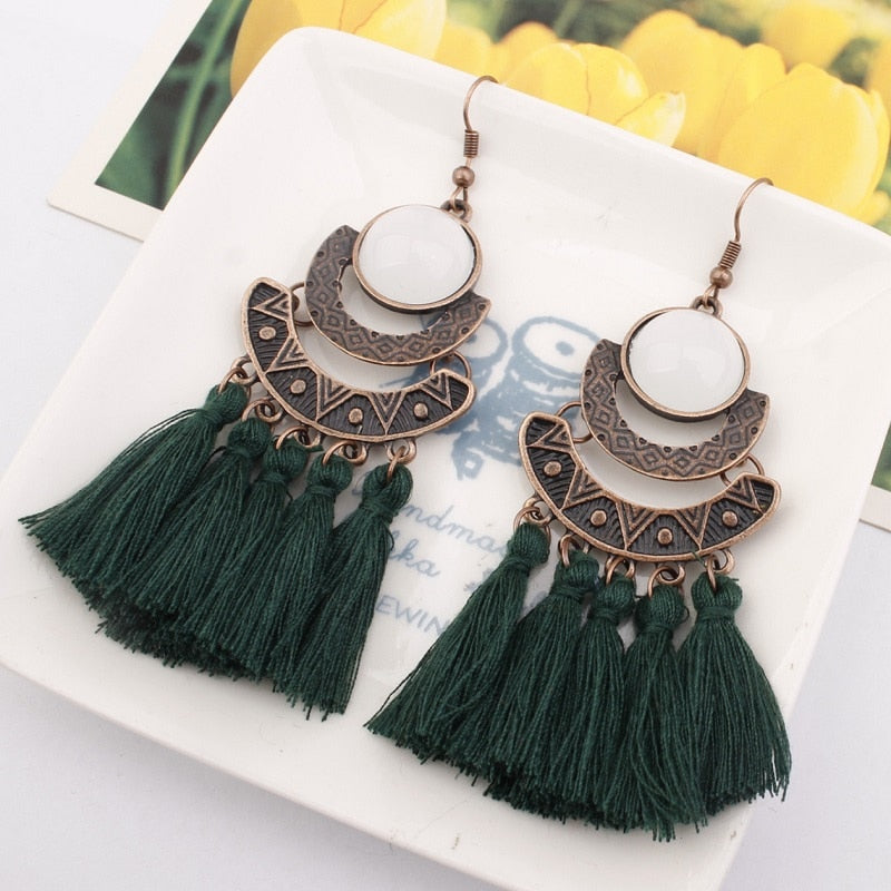 Bohemian Drop Hanging Dangle Earrings