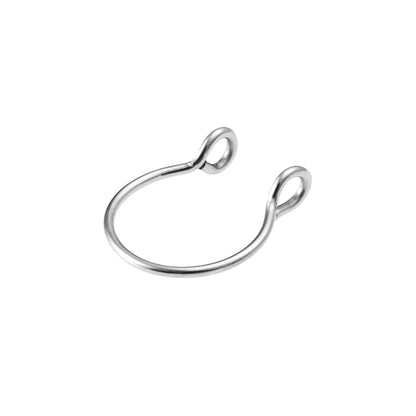 1-5pcs Fake Piercing Nose Ring Hoop