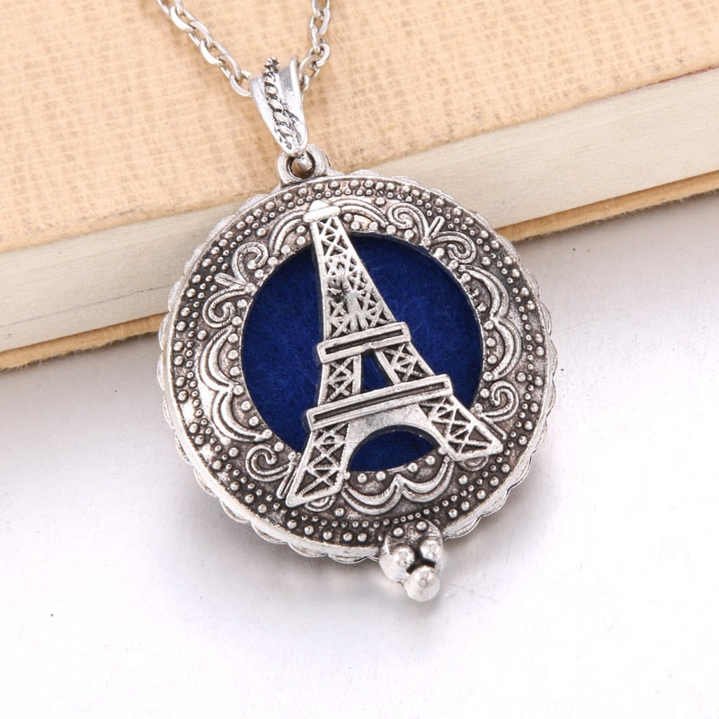 1pcs Aroma Diffuser Pendant Locket Necklace with Pads