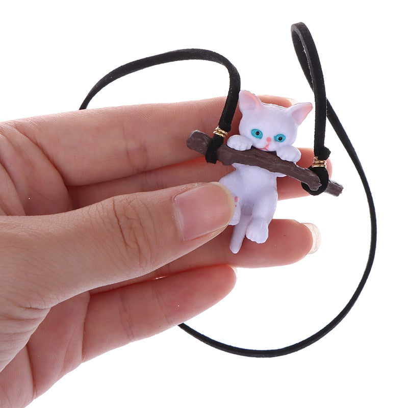 1 Pc Creative Cute Branch Cat Car Pendant