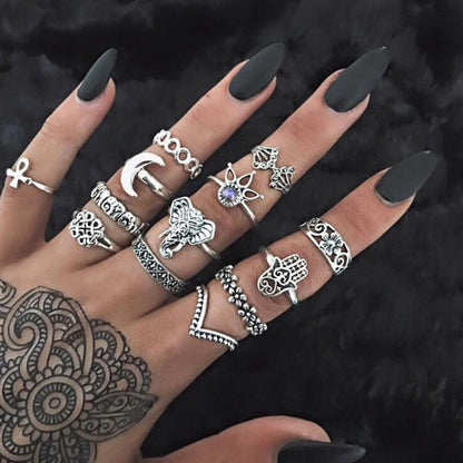 Vintage Bohemian Finger Rings for Women