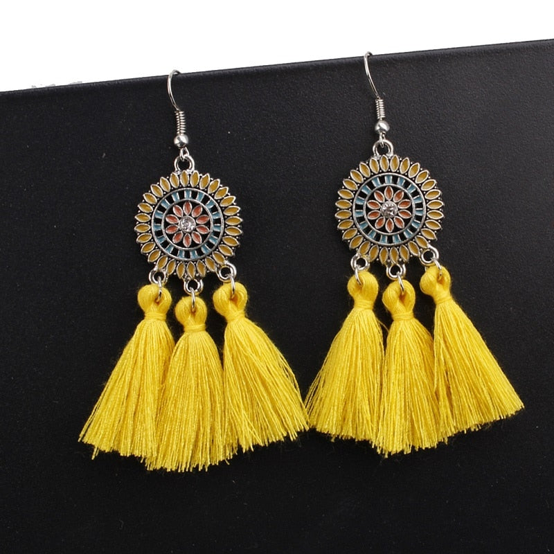 Bohemian Drop Hanging Dangle Earrings