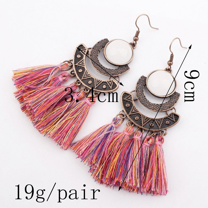 Bohemian Drop Hanging Dangle Earrings