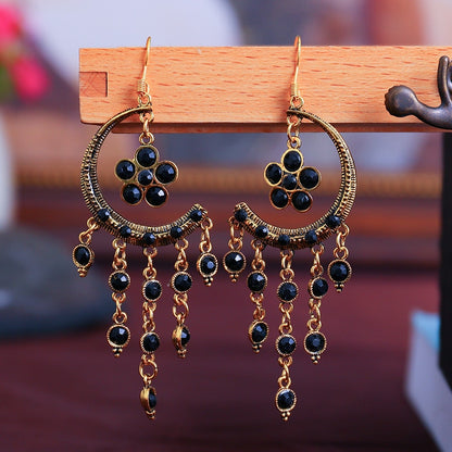 Gypsy Retro bohemian Flower Earrings