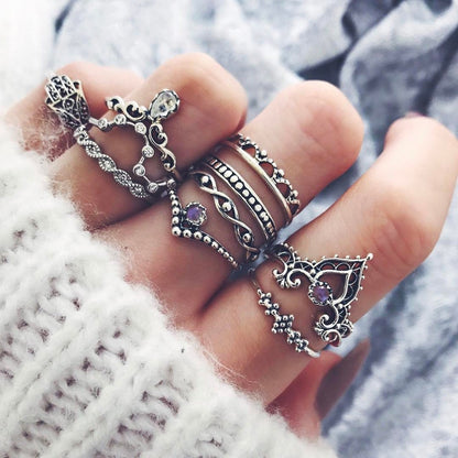 Vintage Bohemian Finger Rings for Women