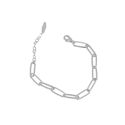 Holiday Hollow Chain 925 Sterling Silver Bracelet