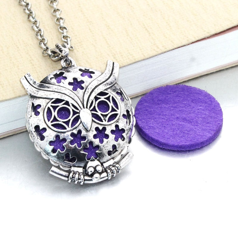 1pcs Aroma Diffuser Pendant Locket Necklace with Pads