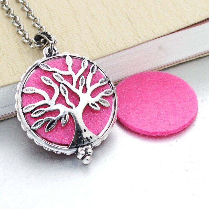 1pcs Aroma Diffuser Pendant Locket Necklace with Pads