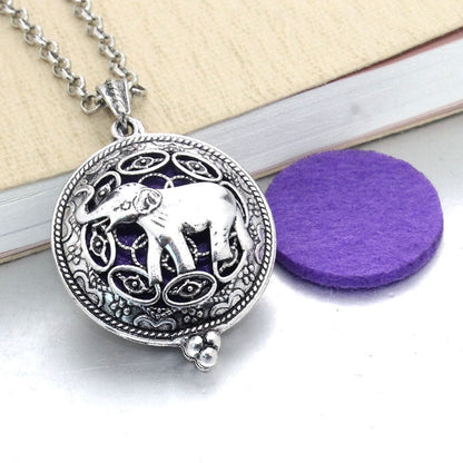 1pcs Aroma Diffuser Pendant Locket Necklace with Pads