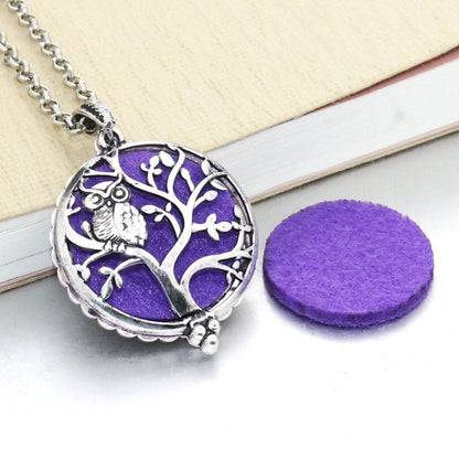 1pcs Aroma Diffuser Pendant Locket Necklace with Pads