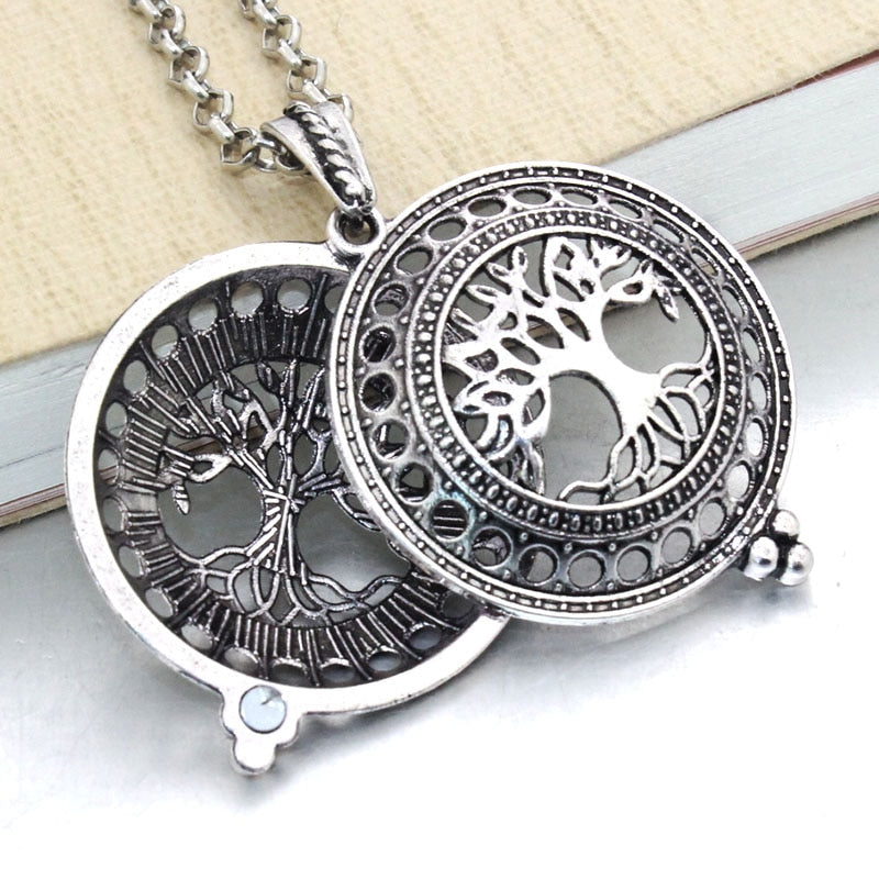 1pcs Aroma Diffuser Pendant Locket Necklace with Pads