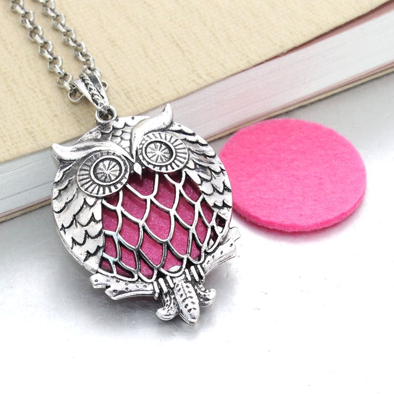 1pcs Aroma Diffuser Pendant Locket Necklace with Pads