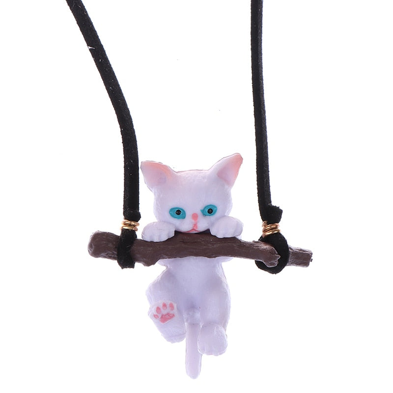 1 Pc Creative Cute Branch Cat Car Pendant