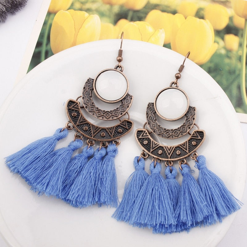 Bohemian Drop Hanging Dangle Earrings