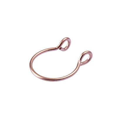 1-5pcs Fake Piercing Nose Ring Hoop