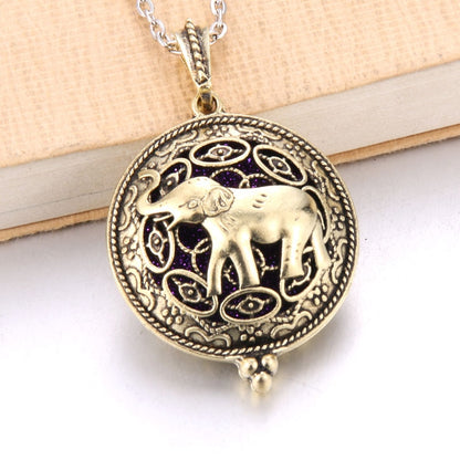 1pcs Aroma Diffuser Pendant Locket Necklace with Pads