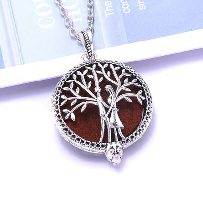 1pcs Aroma Diffuser Pendant Locket Necklace with Pads