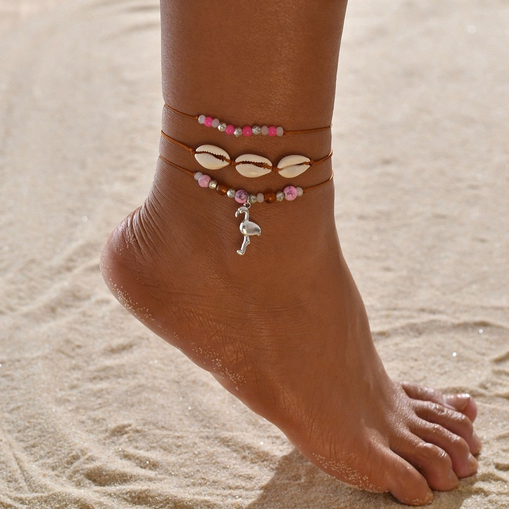 Bohemian Summer Ankle Bracelets For Women